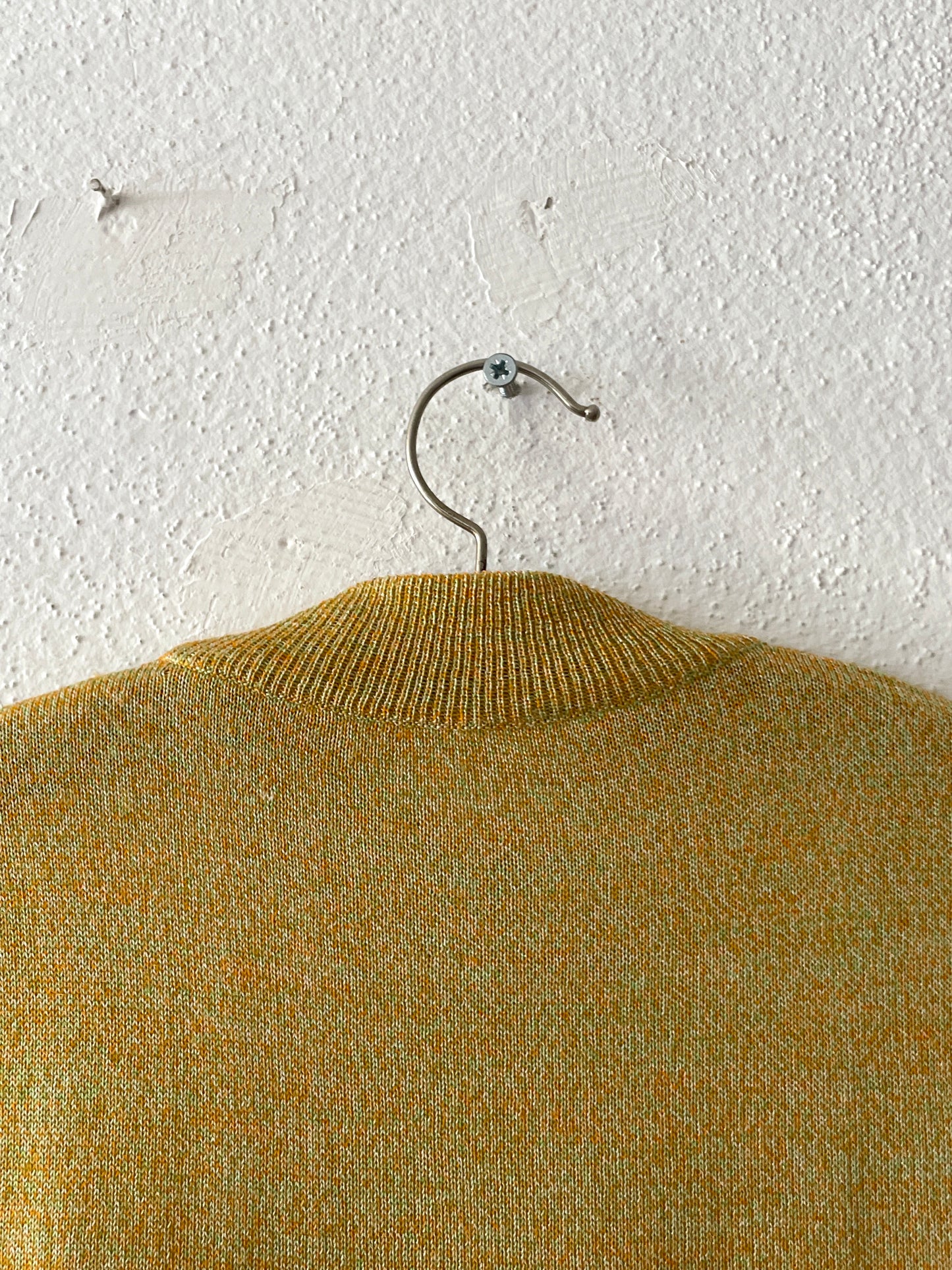 mustard summer rib knit