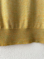 mustard summer rib knit