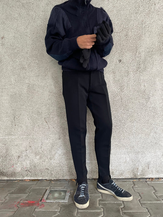 50s-60s Helanca black leisure trousers