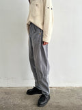 80s elephant gray trouser