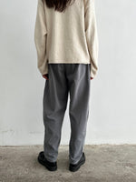 80s elephant gray trouser