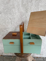 60s-70s germany sewing box , mid century modern
