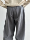 80s elephant gray trouser