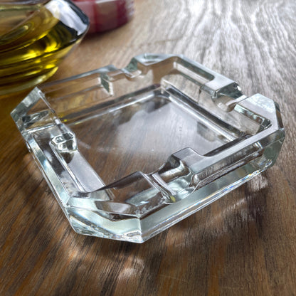 Czechoslovakia Bohemia glass ash tray