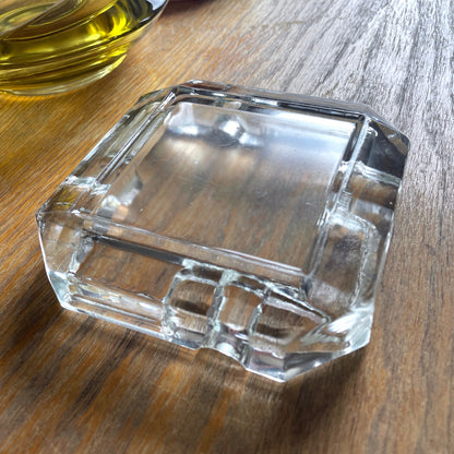 Czechoslovakia Bohemia glass ash tray