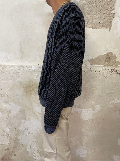 90s Pattern knit. Made in Denmark.