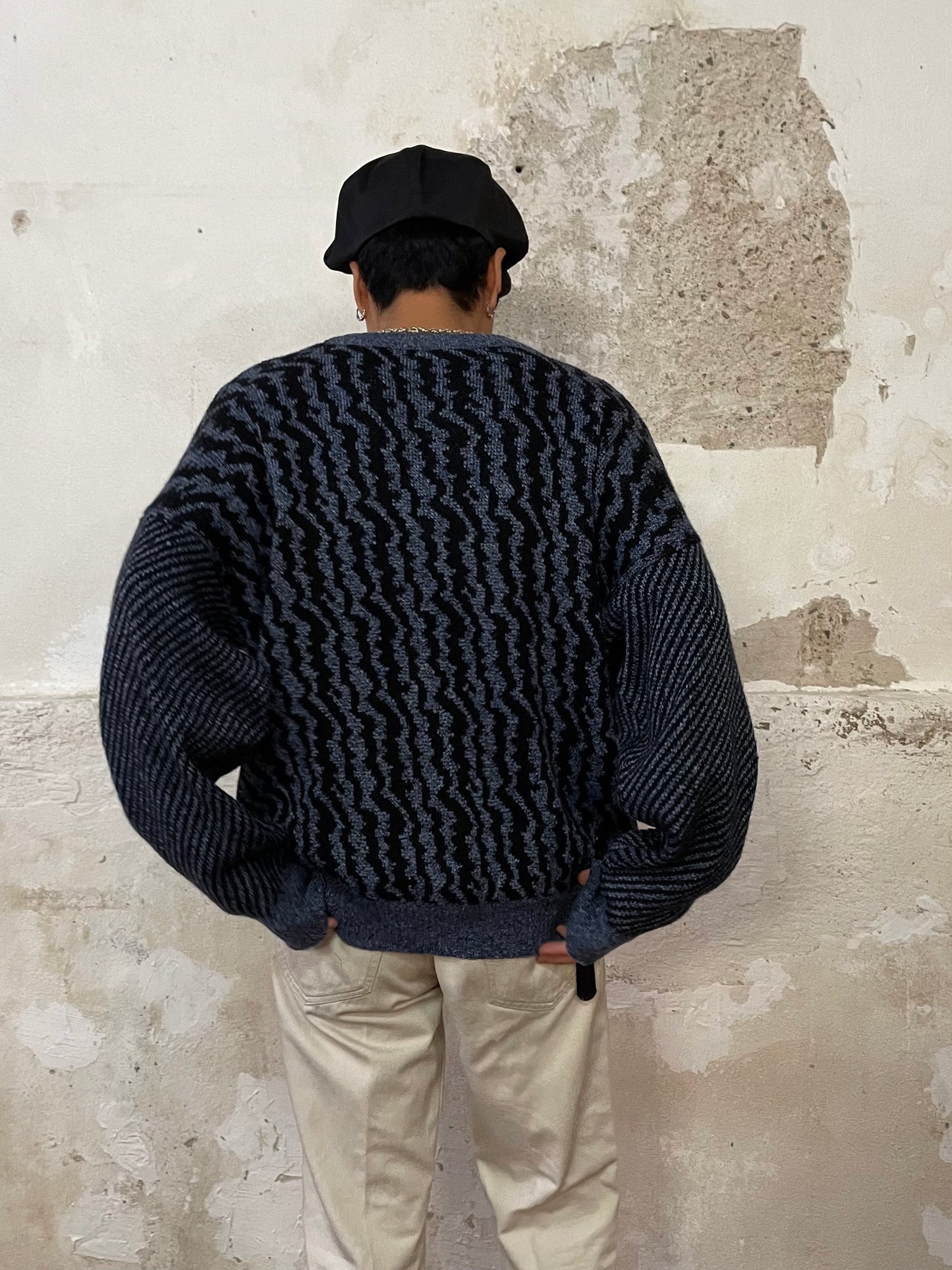 90s Pattern knit. Made in Denmark.