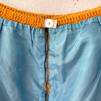vitamin crochet mini skirt