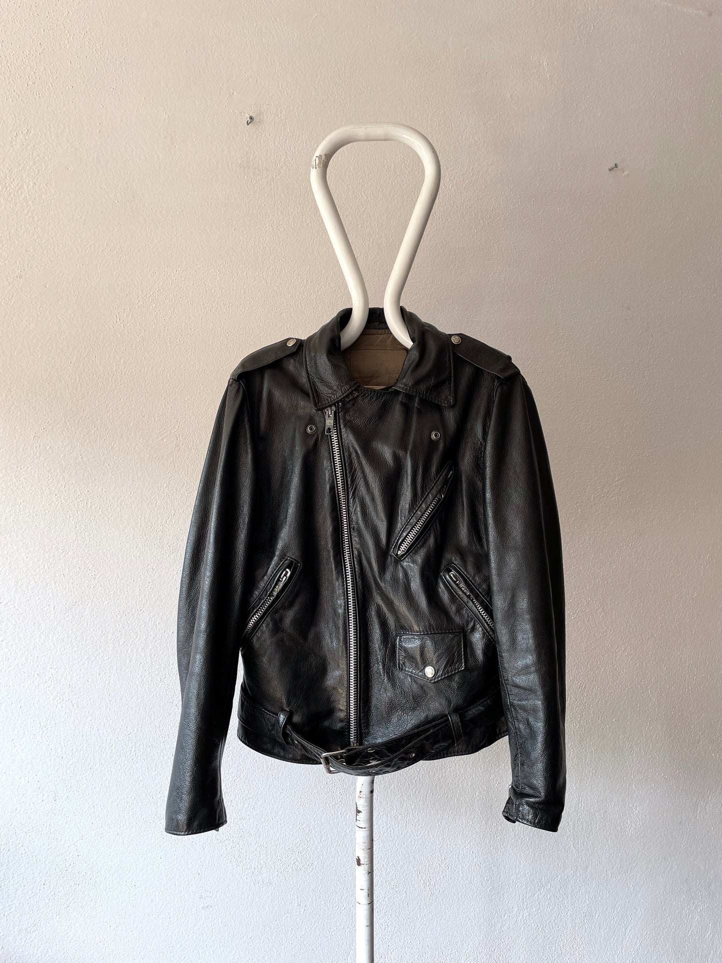 70s JAPA Leather jkt, Made in France