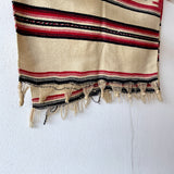 Vintage poncho, Kilim rug