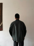 50's-60's germany green leather shooting jacket