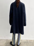 Italy corduroy simple coat.