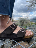 New Birkenstock suede sandal. sz 42