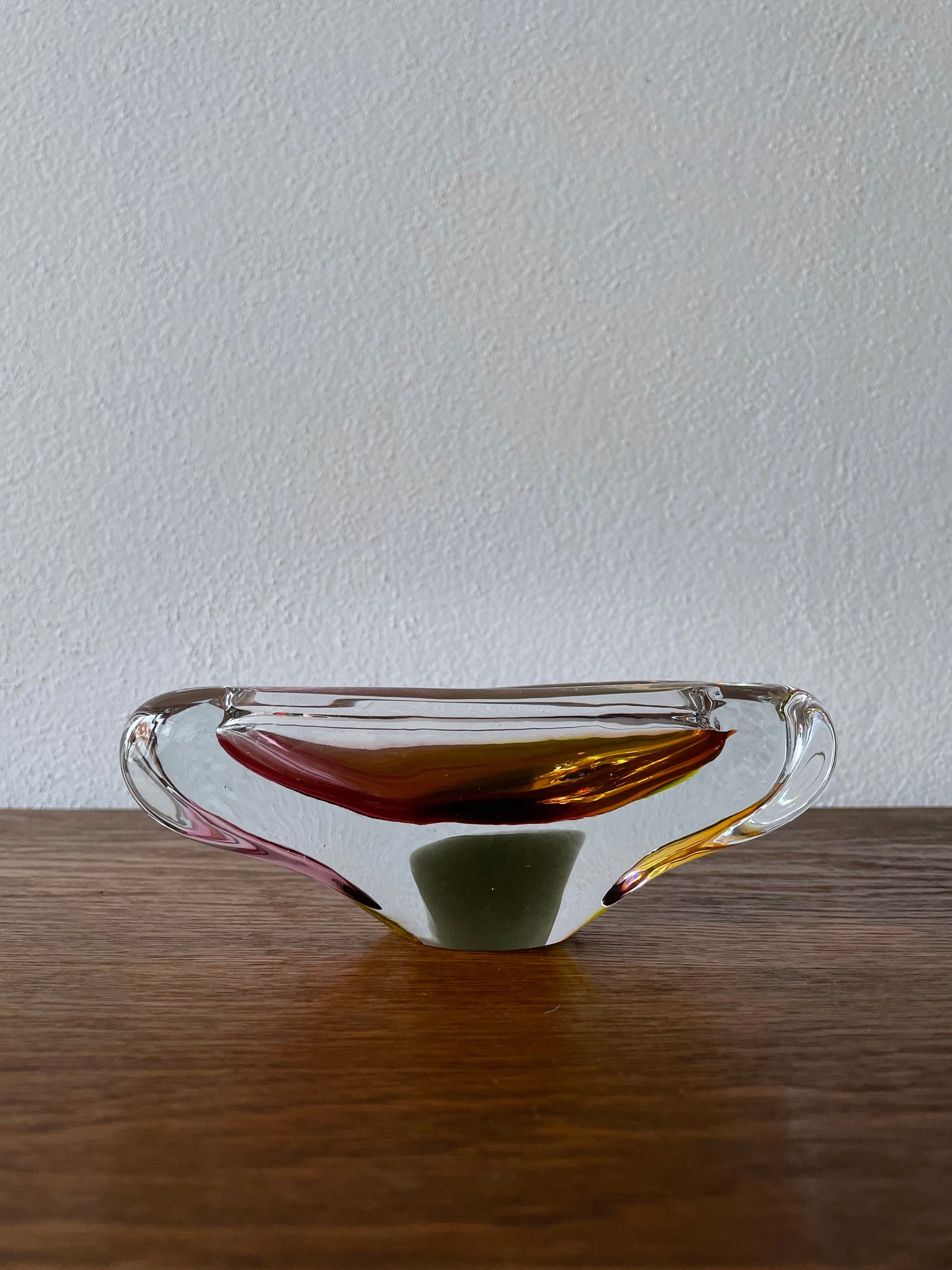 Bohemia glass ash tray or bowl