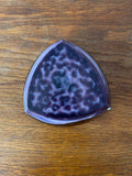 Bohemia glass ash tray- purple