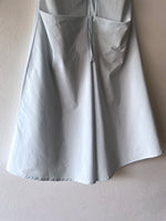 pale blue tie up maxi skirt