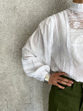 Cotton lace blouse