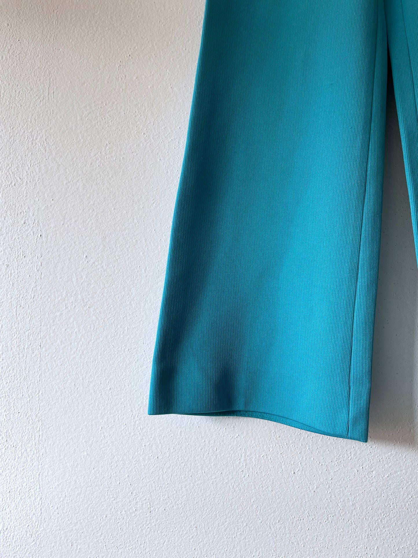 70's aqua blue trouser