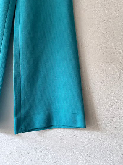 70's aqua blue trouser