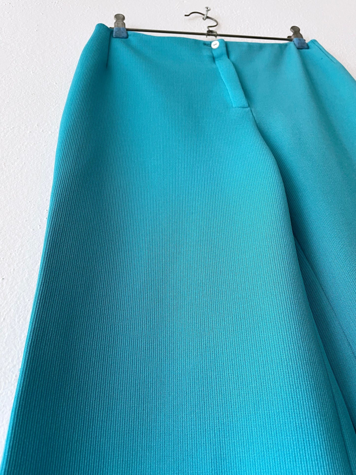 70's aqua blue trouser