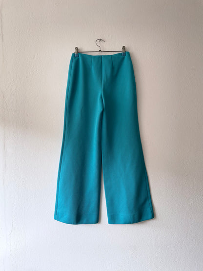 70's aqua blue trouser