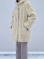 Llama wool snowman jacket