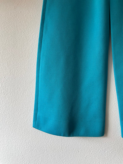 70's aqua blue trouser