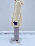 Llama wool snowman jacket