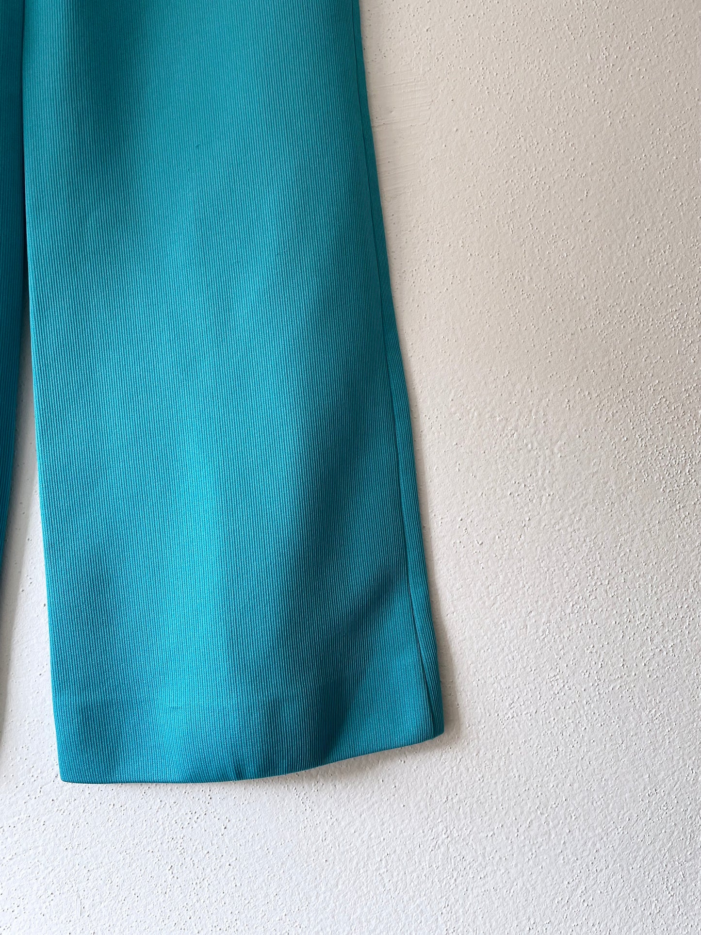 70's aqua blue trouser