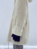 Llama wool snowman jacket