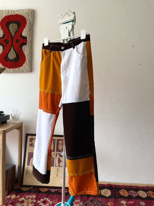patchworked trouser
