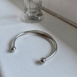 Sterling silver bangle for unisex