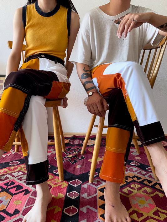 patchworked trouser