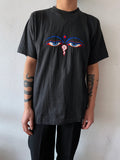 90's unknown embroidered tee