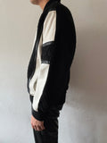 1980's wool and leather pullover