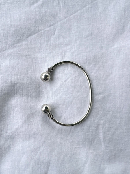 silver 925 ball bangle