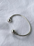 silver 925 ball bangle