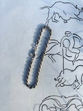 Silver 925 twist rope chain bracelet