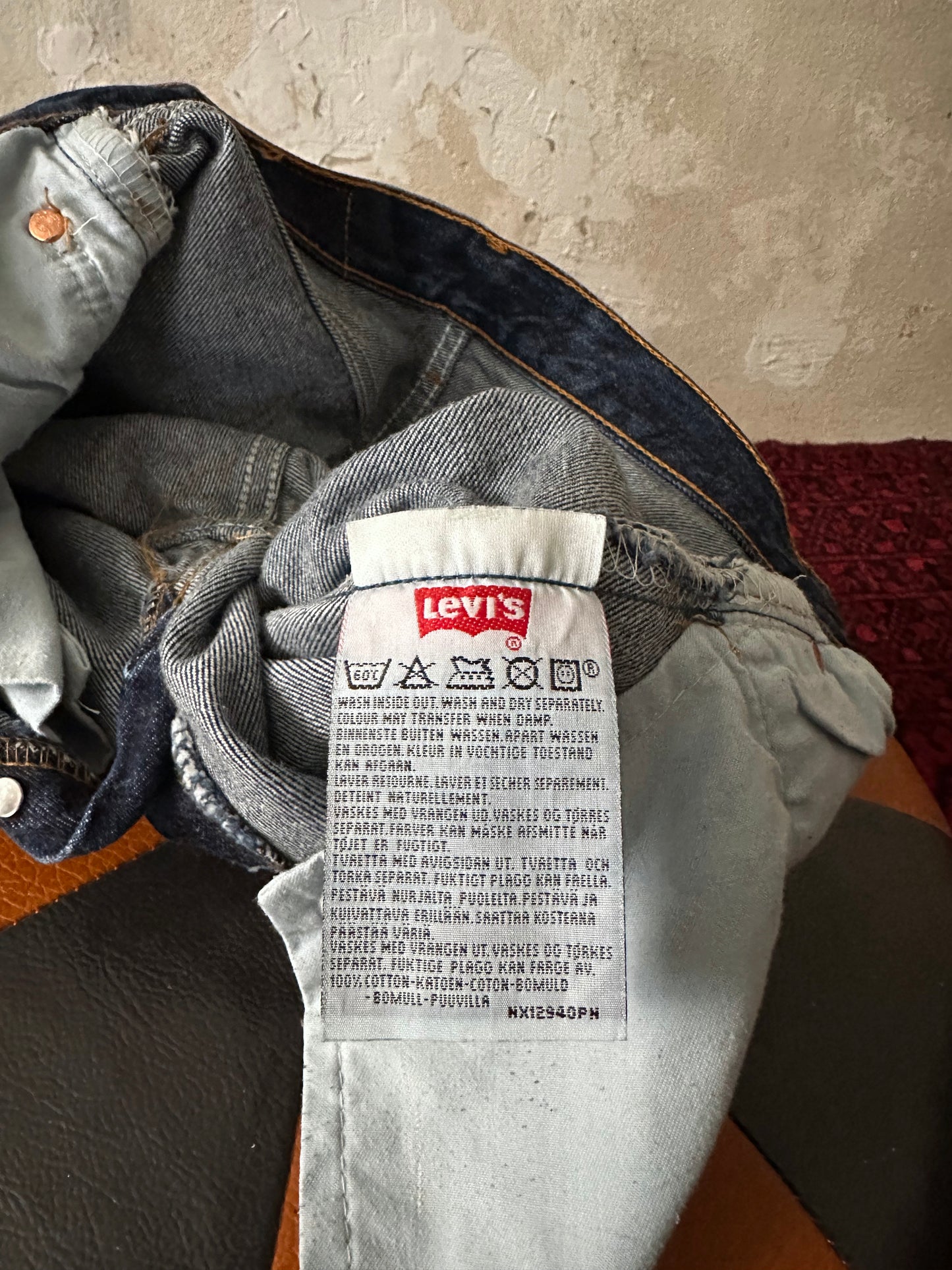 90s UK Levis 501.