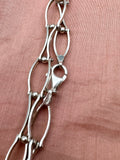 silver 925 tiny constructive chain