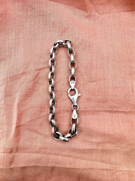 silver 925 chain bracelet