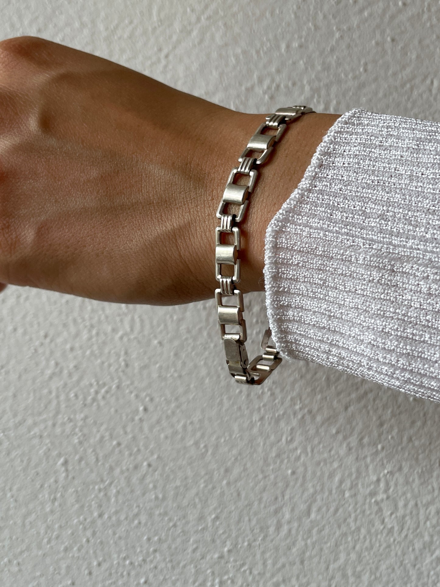 silver 835 solid bracelet