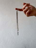 silver plated chain bracelet