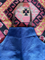 vintage indigo apron , dead stock