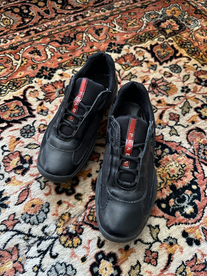 PRADA SPORT leather trainer