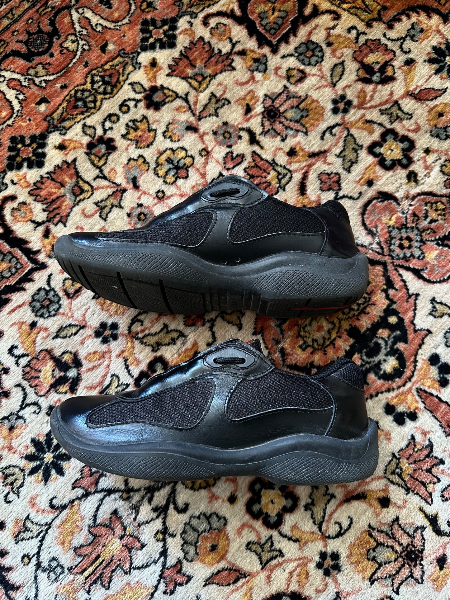 PRADA SPORT leather trainer