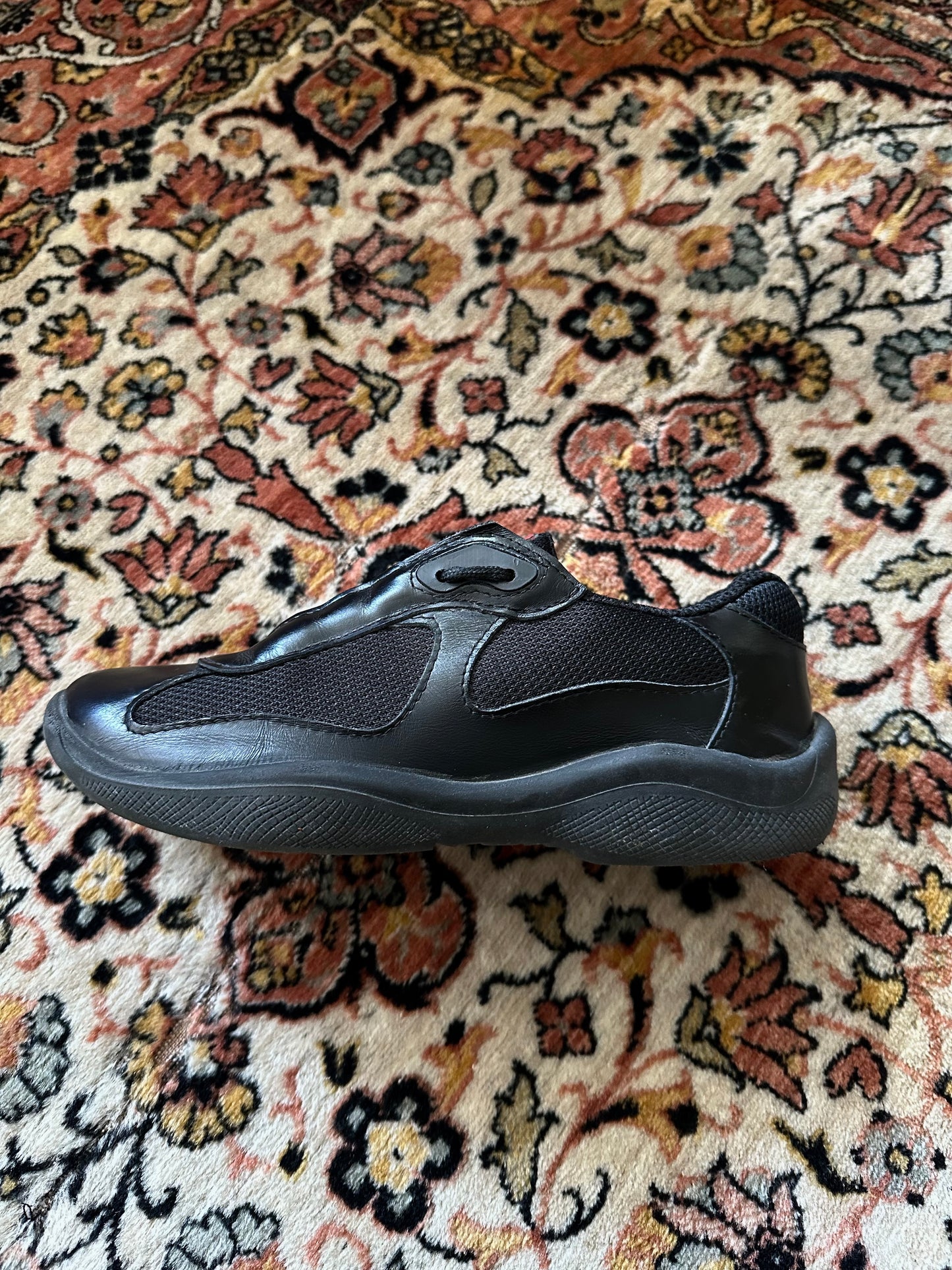 PRADA SPORT leather trainer