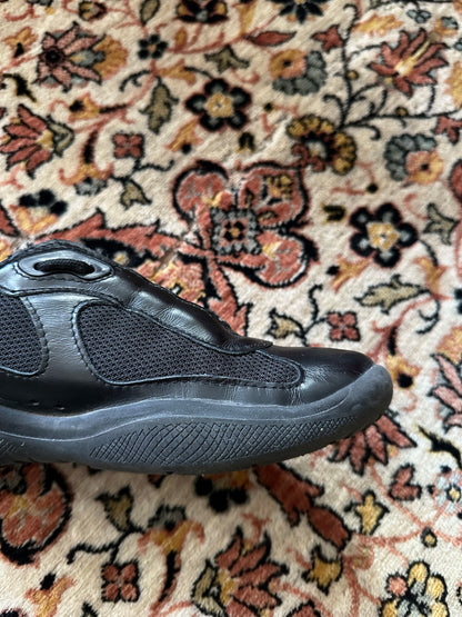 PRADA SPORT leather trainer