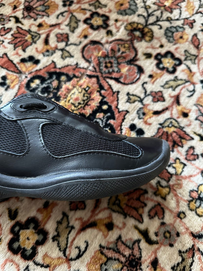 PRADA SPORT leather trainer