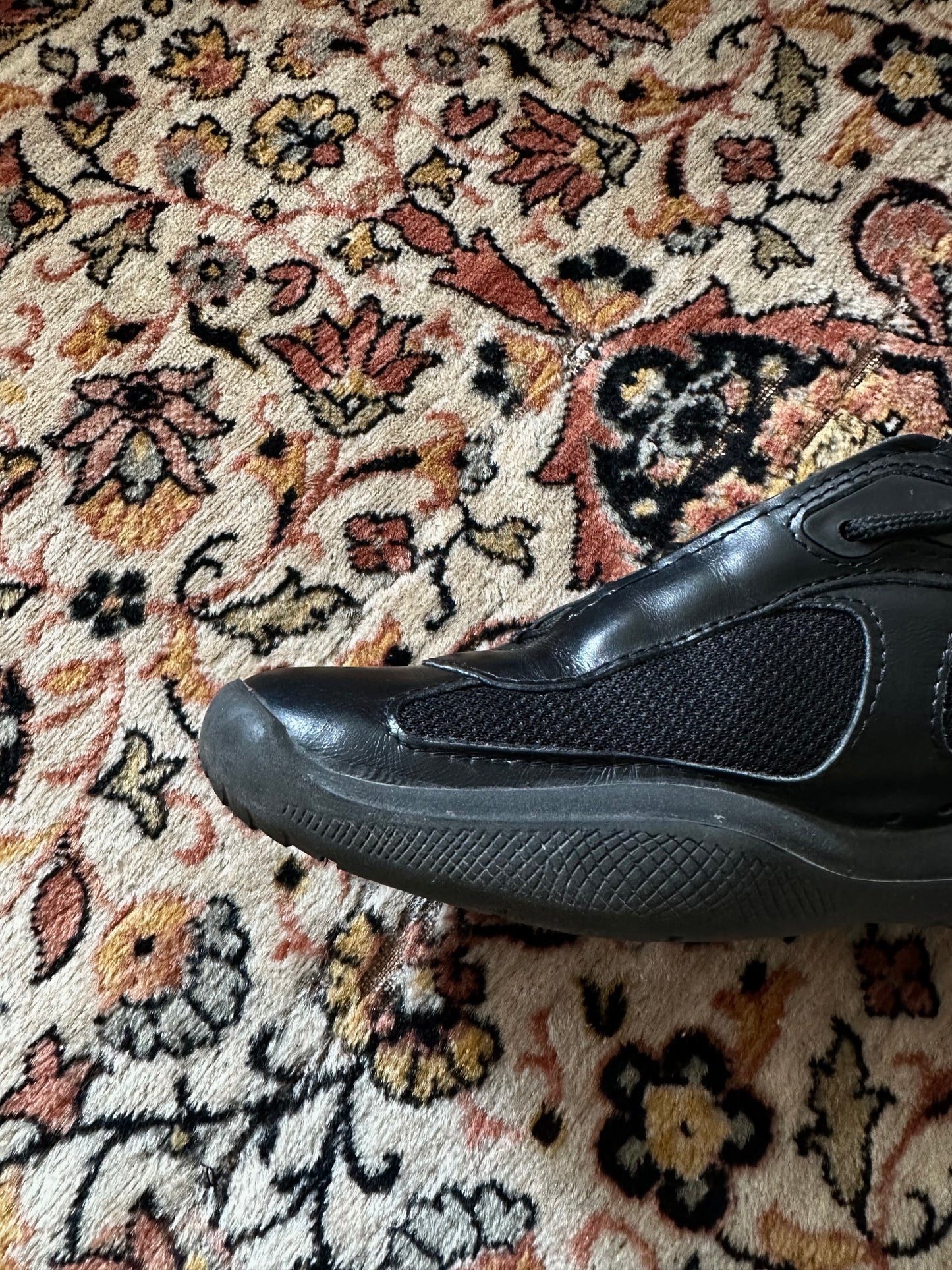 PRADA SPORT leather trainer